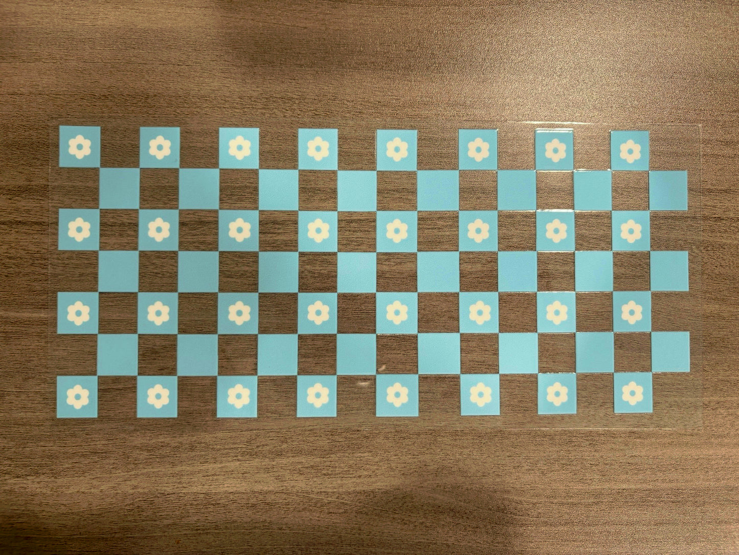 CHECKER FLOWER DECAL