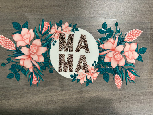 MAMA PINK GREEN DECAL